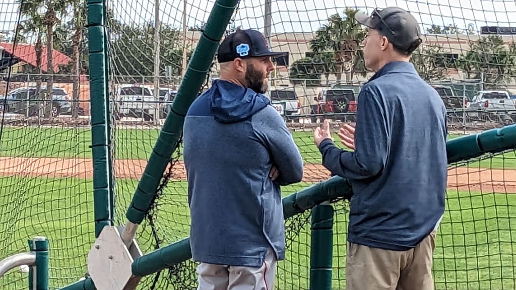 Red Sox Notebook: Pedroia visits camp; Bello on track to return to