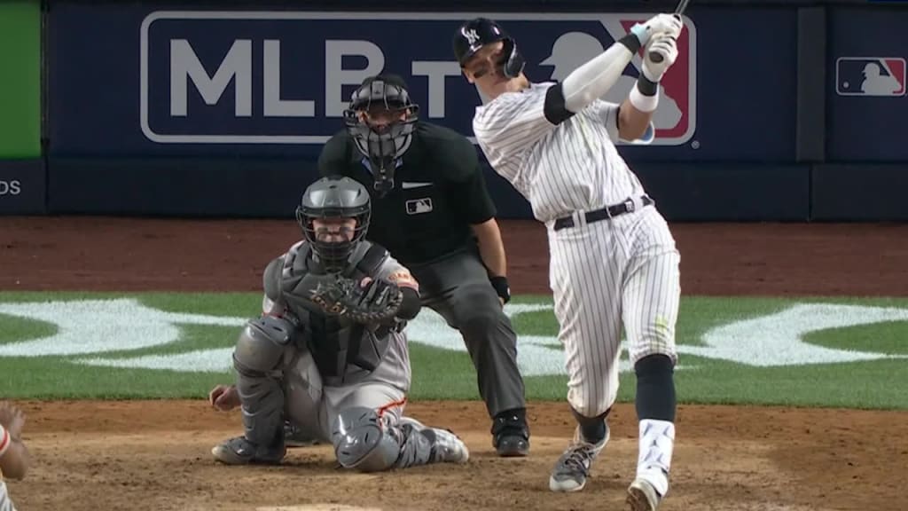 Aaron Judge rips RBI single
