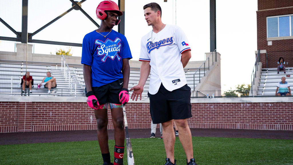 The event marks only the beginning of what the Seagers have planned for the North Texas community. (Bailey Orr/Rangers)