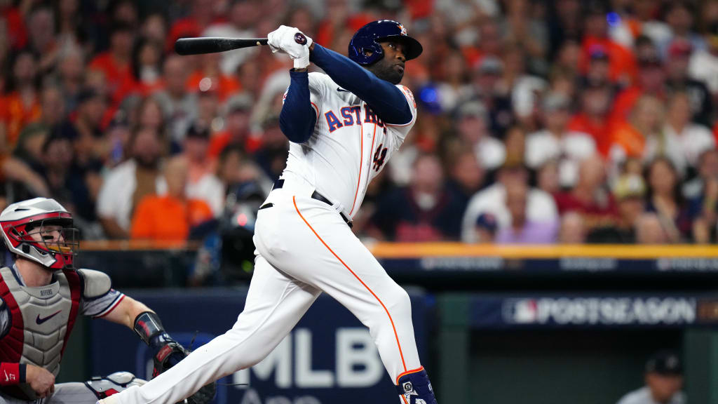 Houston Astros on X: Julia speaks with Yordan Alvarez following his 2 HR  day in Game 1 of the ALDS. @JuliaMorales x @SpaceCityHN   / X