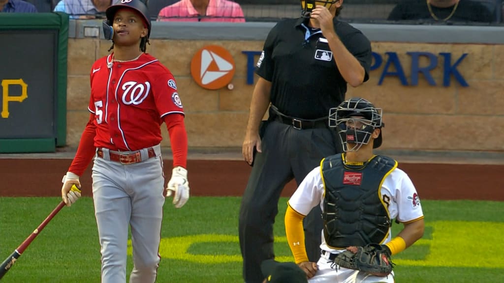 Abrams homers twice, Corbin pitches into the seventh as Nationals ease past  Pirates 6-2