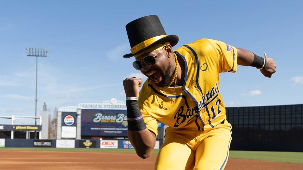 You never know what you’ll see during a day with the Bananas. From the on-field, in-game dance routines by Ryan Cox and Jackson Olson, to the always-game Brandon “Showtime” Crosby (above), the players raise the entertainment quotient to the max. But as everyone involved with the traveling circus notes, none of it matters if the baseball isn’t good. And the baseball is quite good. (Photo Credit: New York Yankees)