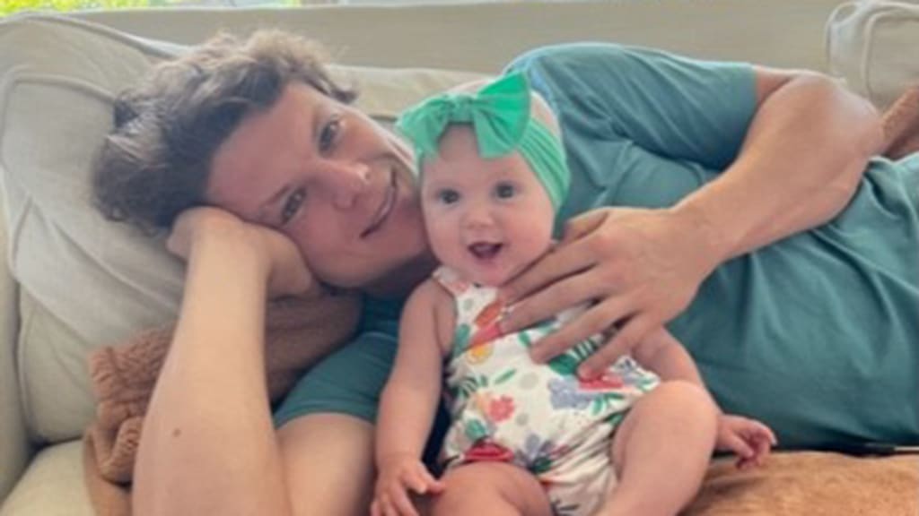 Jake Meyers first Father's Day