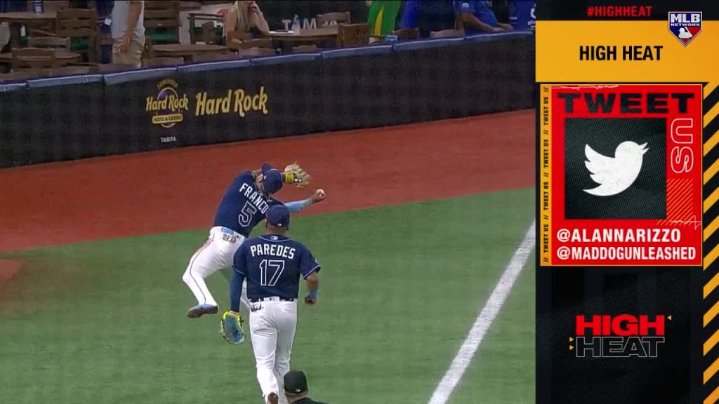 CATCH OF THE YEAR! Wander Franco just made an absolutely absurd barehand  catch! 