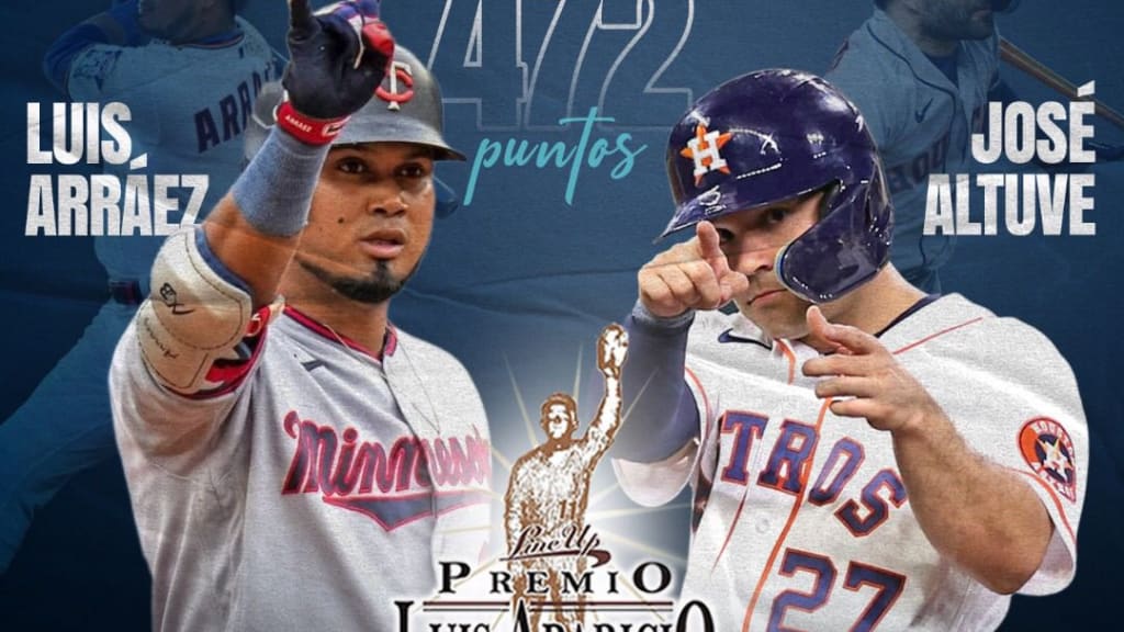 José Altuve y Luis Arráez se llevan el premio Luis Aparicio