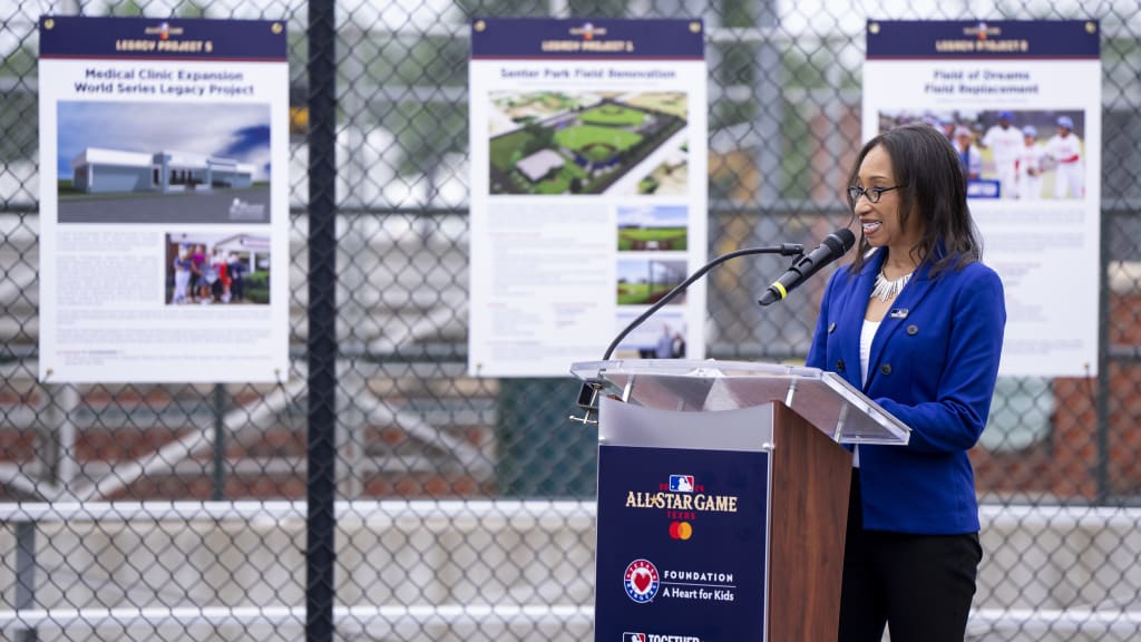 April Brown discusses the Rangers' 2024 All-Star Game Legacy initiative
