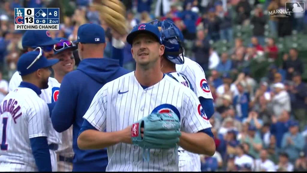 Cubs' Yan Gomes wears football helmet in postgame after tackling Drew Smyly  – NBC Sports Chicago