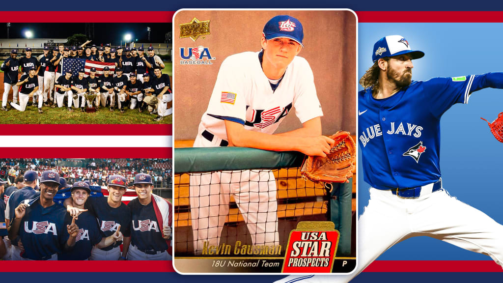 Gausman reflects on early career with old baseball card