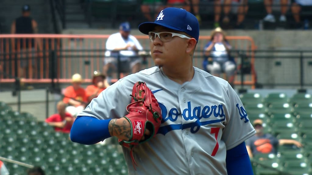 Julio Urías gives up eight runs in Dodgers' loss to Orioles - Los