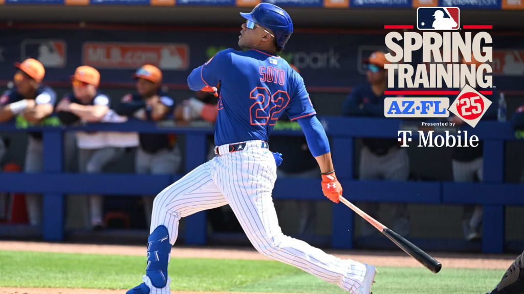 Soto tron en su debut primaveral con Mets