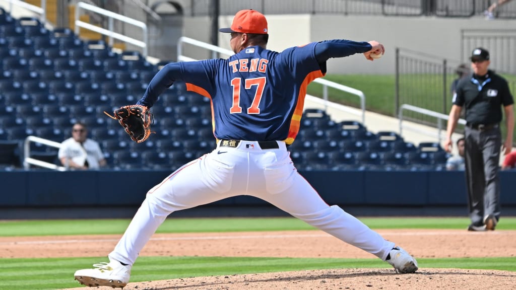 Teng aims for spot in Astros' deep rotation