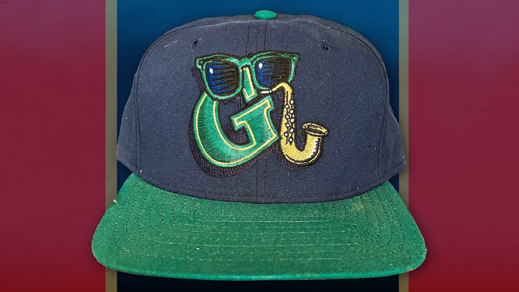 The amazing caps worn by the Greenville Bluesmen. (Photo provided by Lyle Yates)