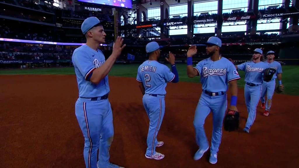 2022 Game-Used White Jersey: Marcus Semien - Home Run and Stolen Base  (9/10/2022 vs Blue Jays & 9/14/2022 vs Oakland Athletics)