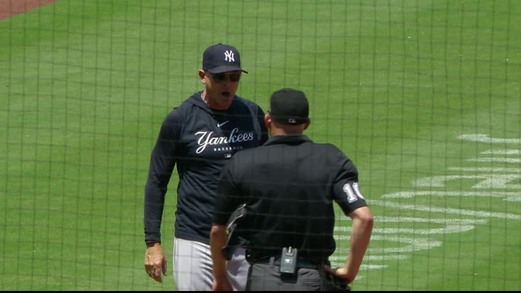 WATCH: New York Yankees' Aaron Boone Ejected from Wednesday's Game vs.  Guardians - Fastball