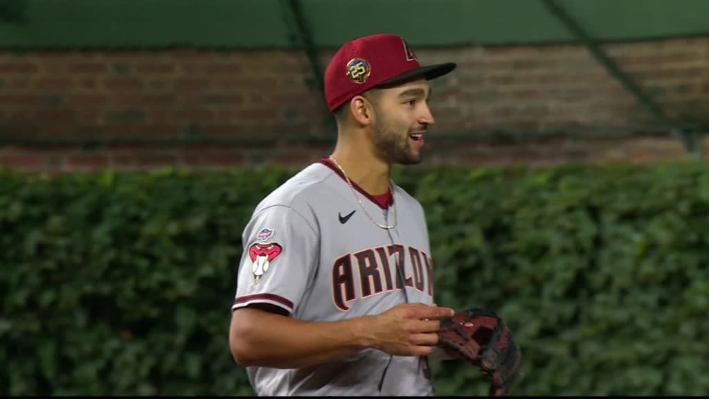 Arizona Diamondbacks' Jordan Lawlar takes batting practice prior