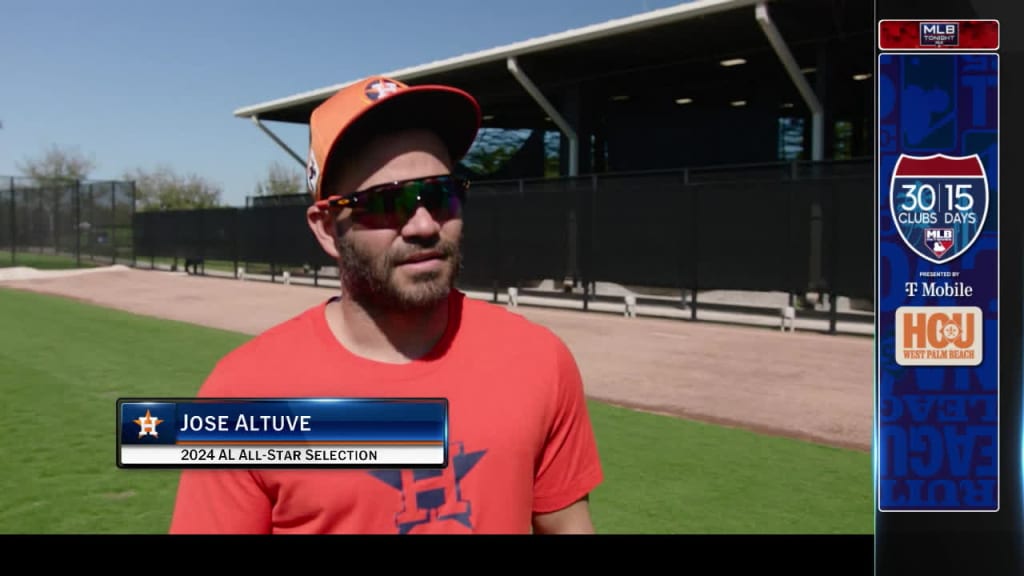 Jose Altuve on playing left field and more