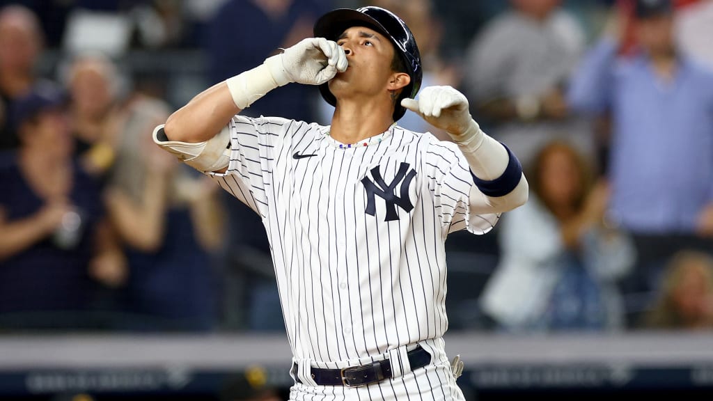 Yankees' Oswaldo Cabrera explains why he wore grandmother's tooth