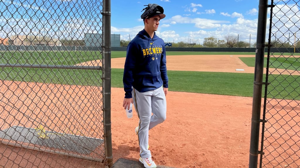 Robert Gasser is in his first Spring Training camp with the Brewers. (Adam McCalvy/MLB.com)