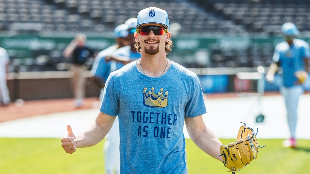 Royals shortstop Bobby Witt Jr. shows his support for mental health awareness.
