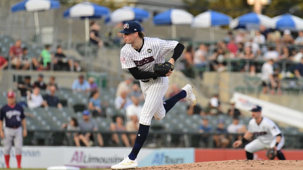Schlittler was honored to see his name added to the list of Kevin Lawn Award winners, knowing what previous honorees have accomplished in the Majors. “It gives me a boost in confidence to see that alley is definitely open,” says the right-hander with the high-90s heat and a propensity for racking up strikeouts. “When I get those opportunities, I'll definitely take full advantage of them.” (Photo Credit: Somerset Patriots)
