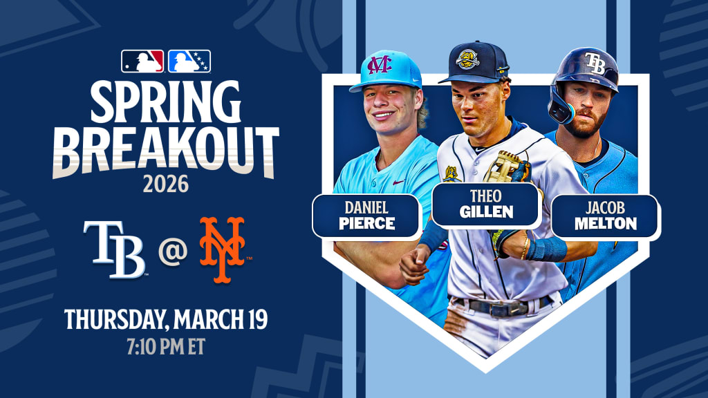 See Rays' roster for tonight's Spring Breakout game