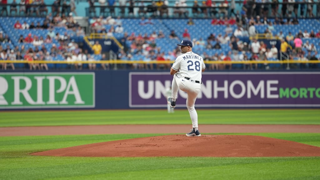 Martinez dazzles against former team as Rays win series finale