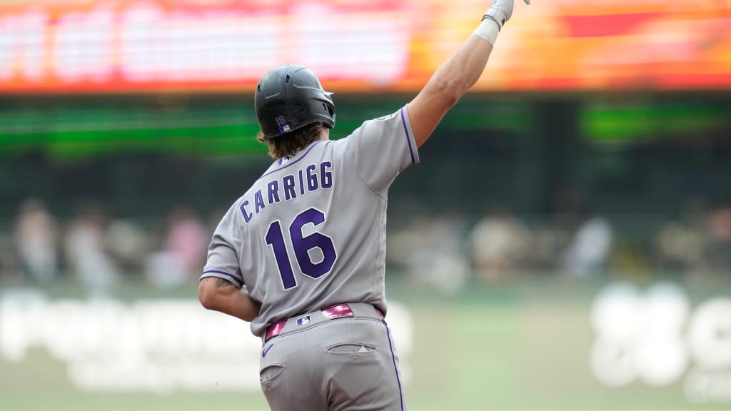 Carrigg takes 101.9 mph Miz fastball deep
