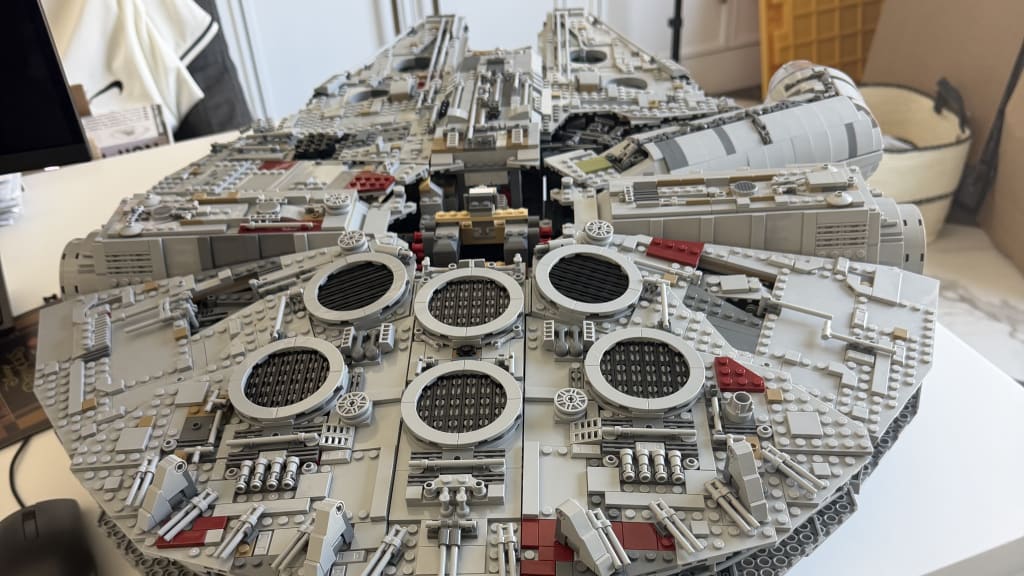 Merrill Kelly's Millennium Falcon Lego set