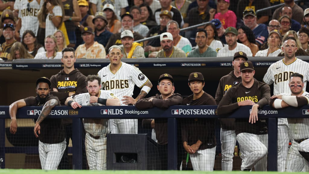 MLB.com editorial image for San Diego Padres: Padres left wondering what could have been after NLDS exit: 'It stings'