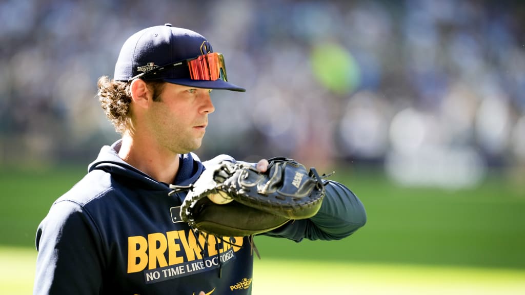 Milwaukee bullpen catcher Ty Duvall (photo credit: Scott Paulus/Brewers)