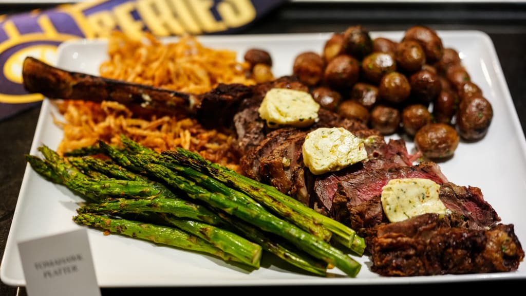 Tomahawk steak platter