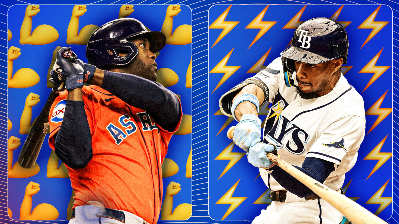 Yordan Alvarez and Chandler Simpson