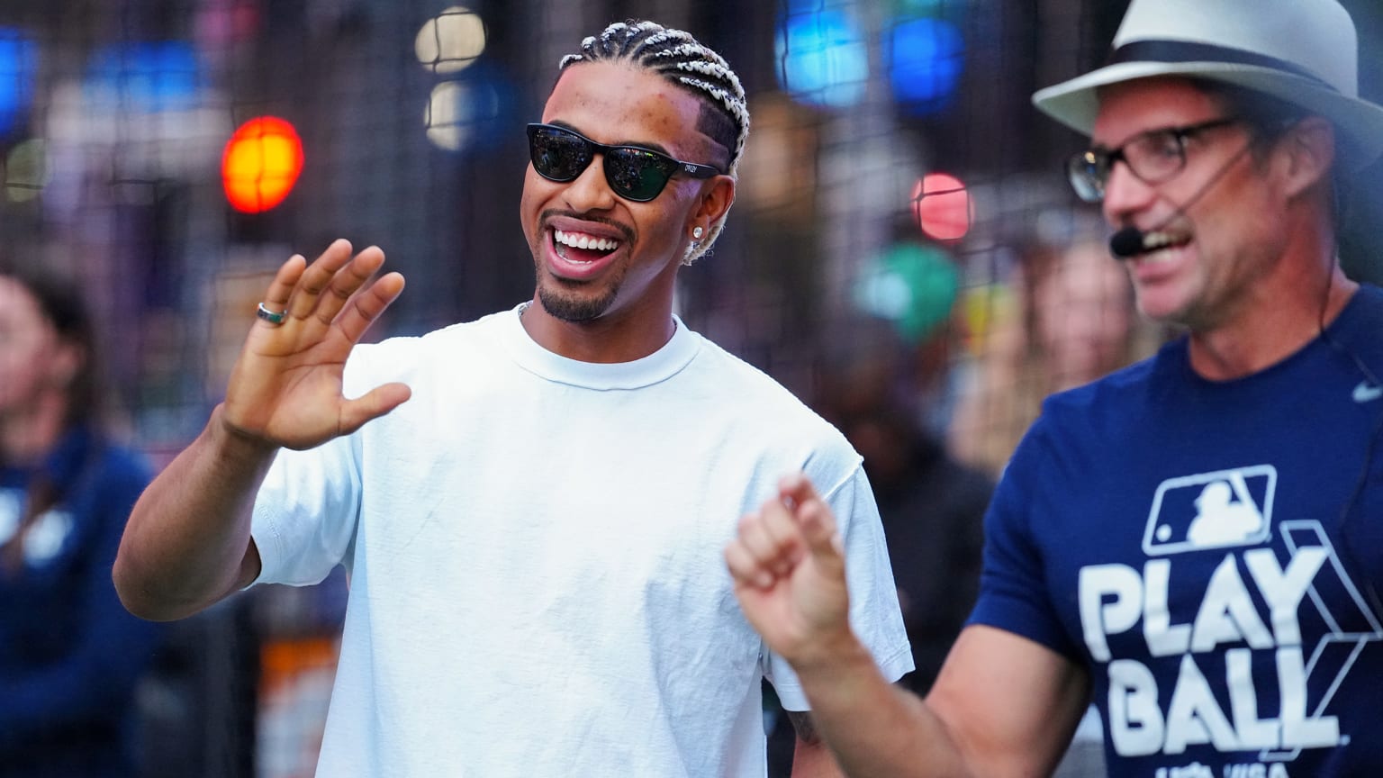 Francisco Lindor at PLAY BALL event in New York