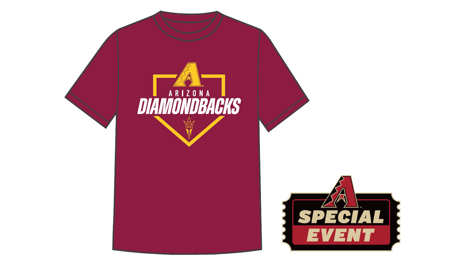 Youth Black Arizona Diamondbacks Logo T-Shirt 