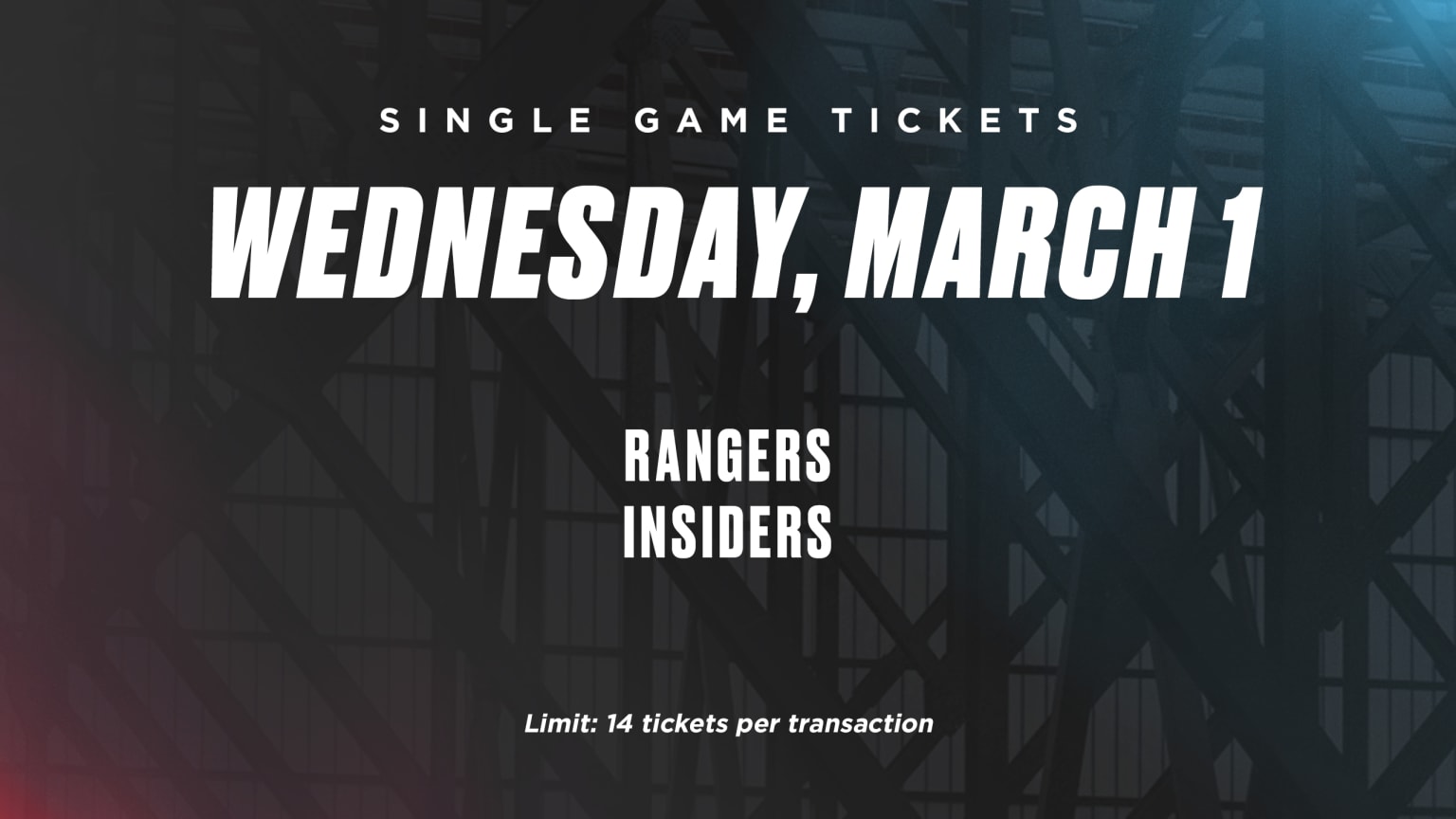 Wednesday newsletter time: Rangers' individual Opening Day process