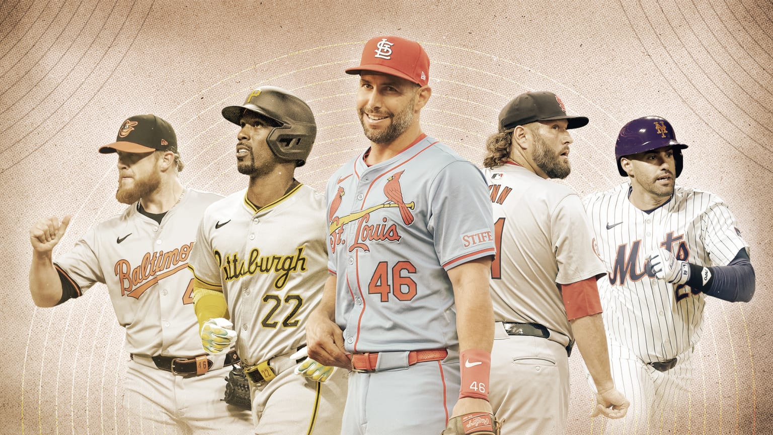 Craig Kimbrel, Andrew McCutchen, Paul Goldschmidt, Lance Lynn and J.D. Martinez