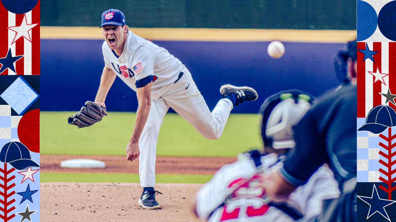 Rich Hill unleashes a pitch for Team USA