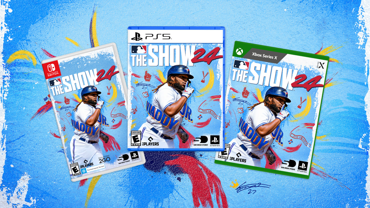 Vladimir Guerrero Jr. is the MLB The Show 24 cover athlete