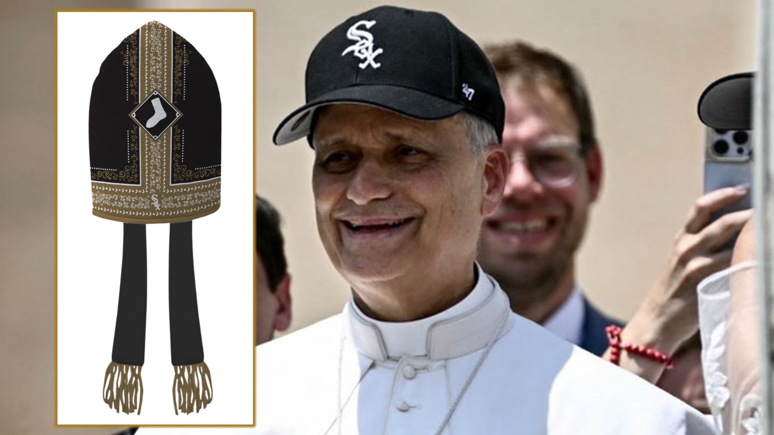 The White Sox Pope-themed hat giveaway