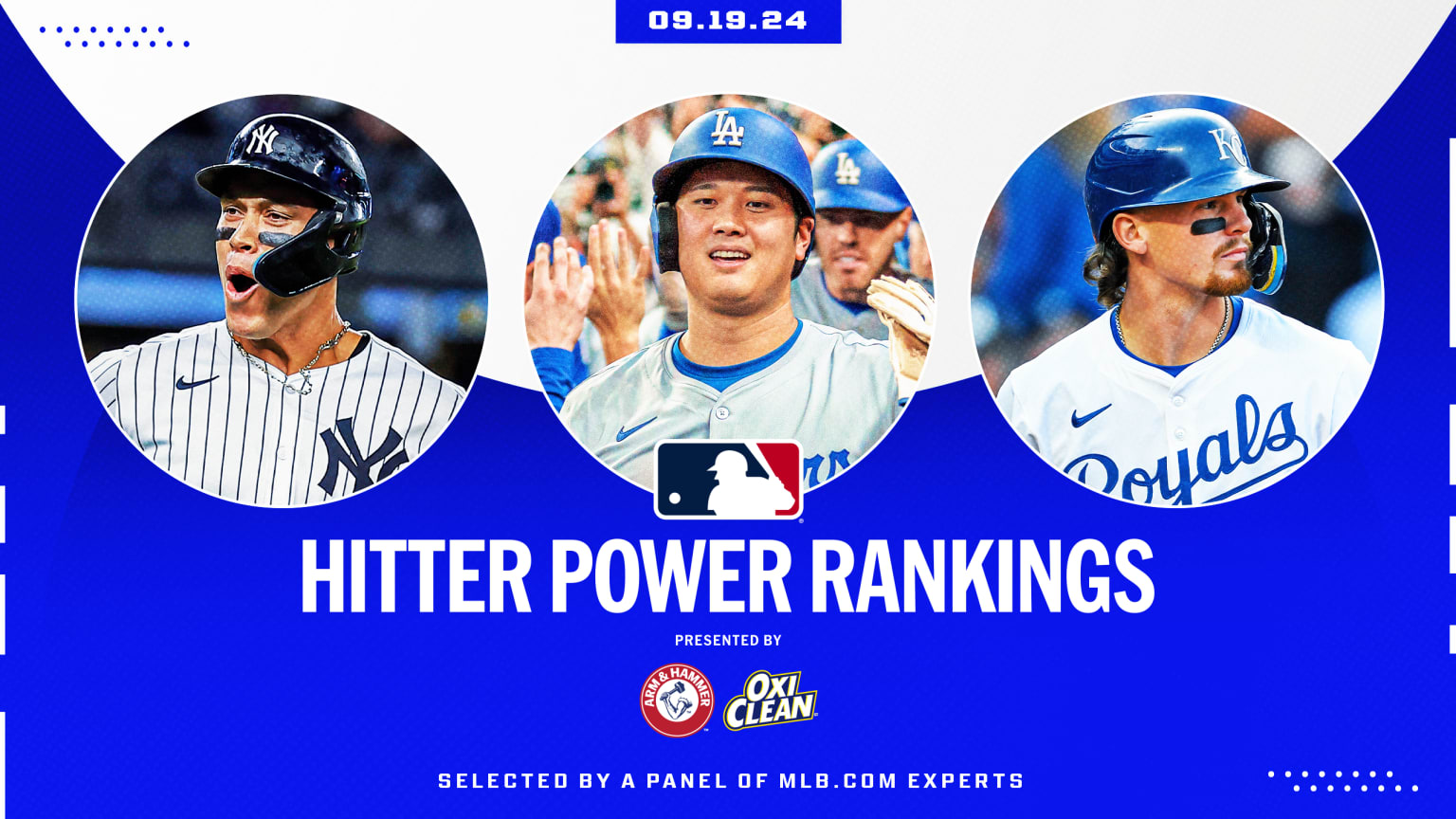 Aaron Judge, Shohei Ohtani and Bobby Witt Jr. make our final Hitter Power Rankings of the regular season