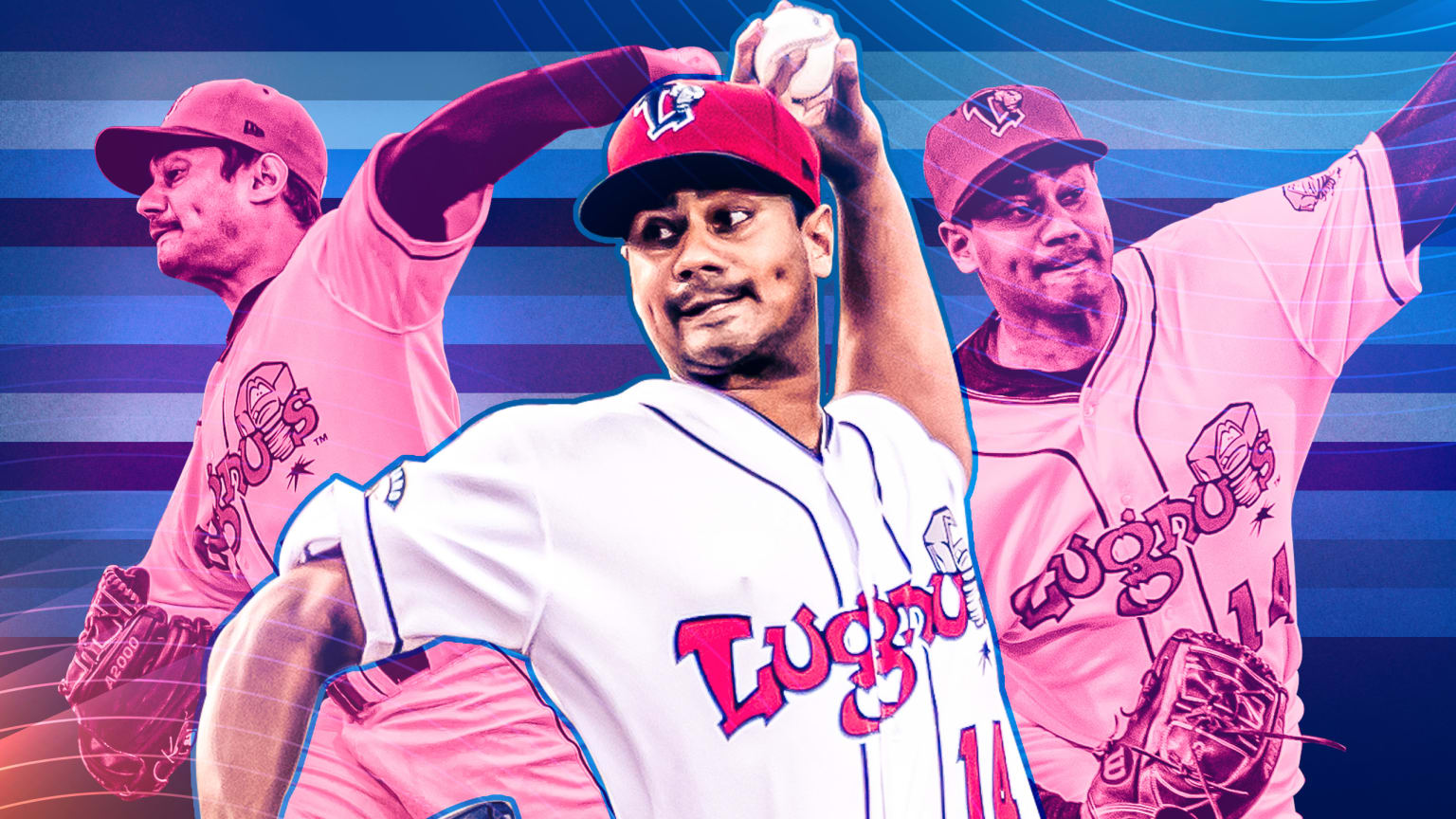 A designed image shows three photos of Kumar Nambiar pitching