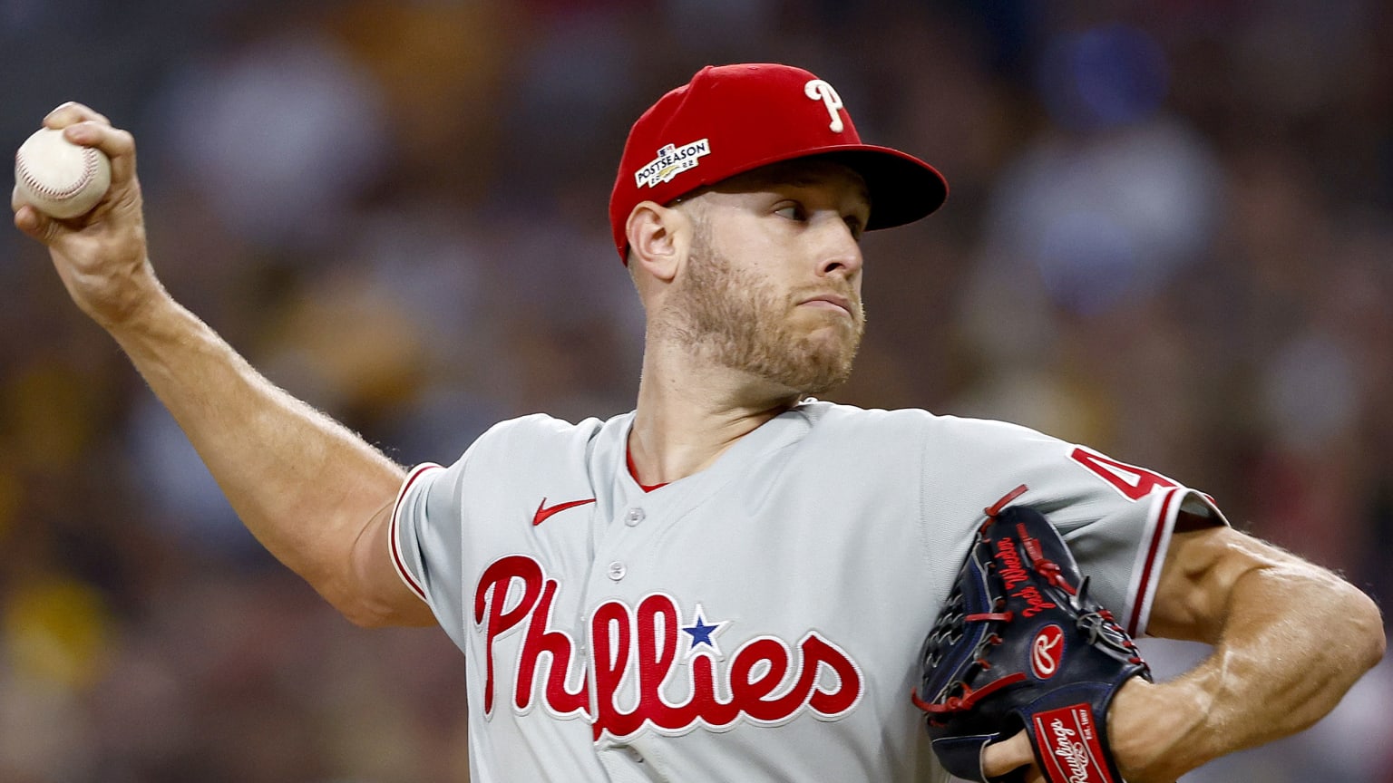 Zack Wheeler throws a pitch for the Phillies