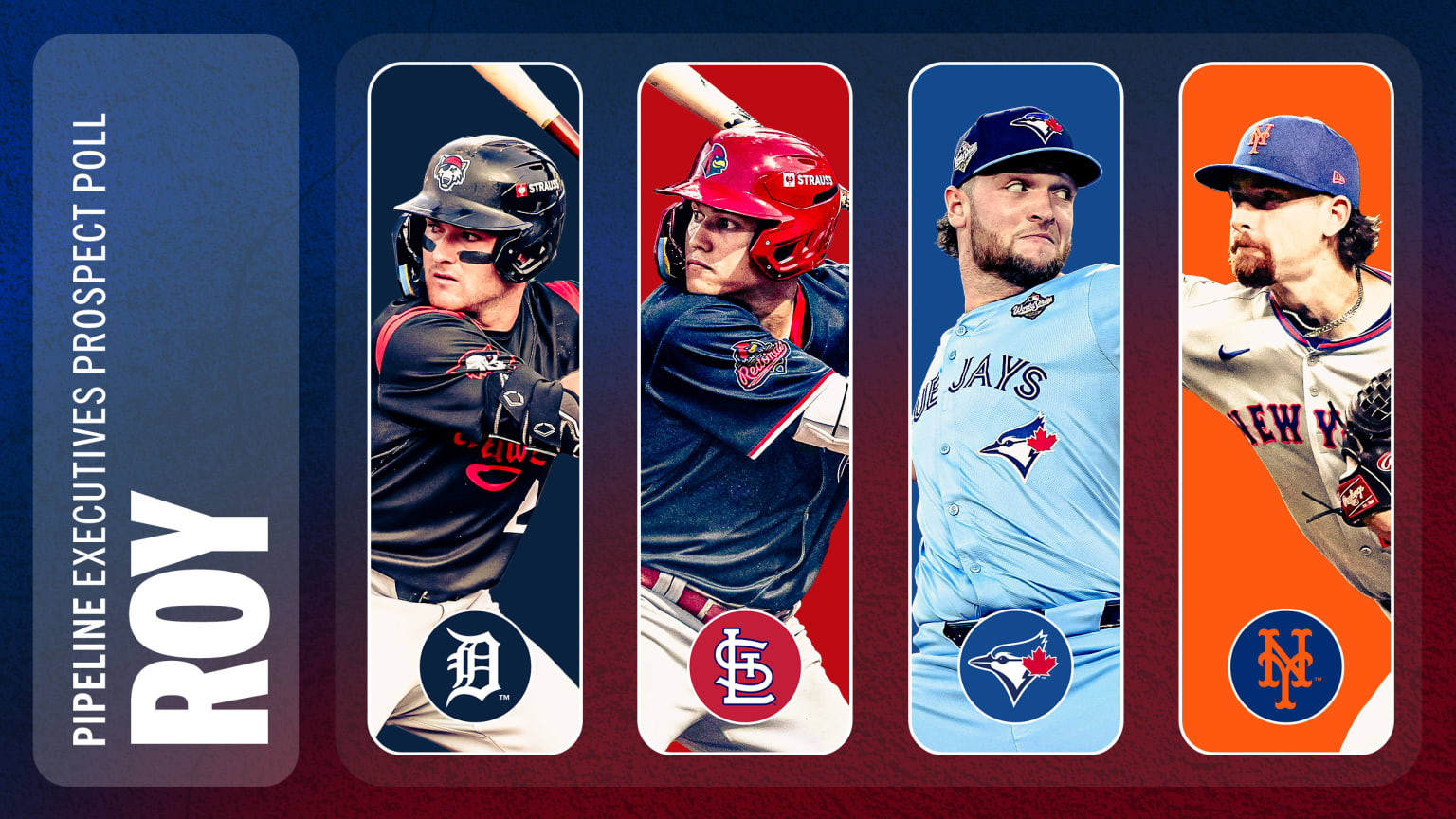 The Tigers' Kevin McGonigle, the Cardinals' JJ Wetherholt, the Blue Jays' Trey Yesavage and the Mets' Nolan McLean