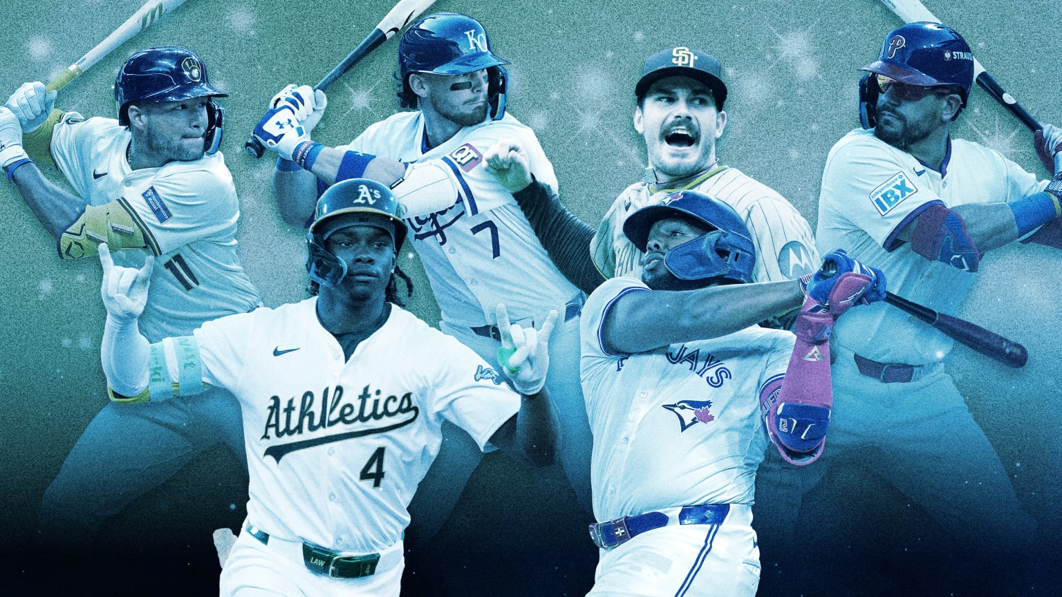 Jackson Chourio, Lawrence Butler, Bobby Witt Jr., Dylan Cease, Vladimir Guerrero Jr. and Kyle Schwarber put up some of 2024's most eye-popping stats