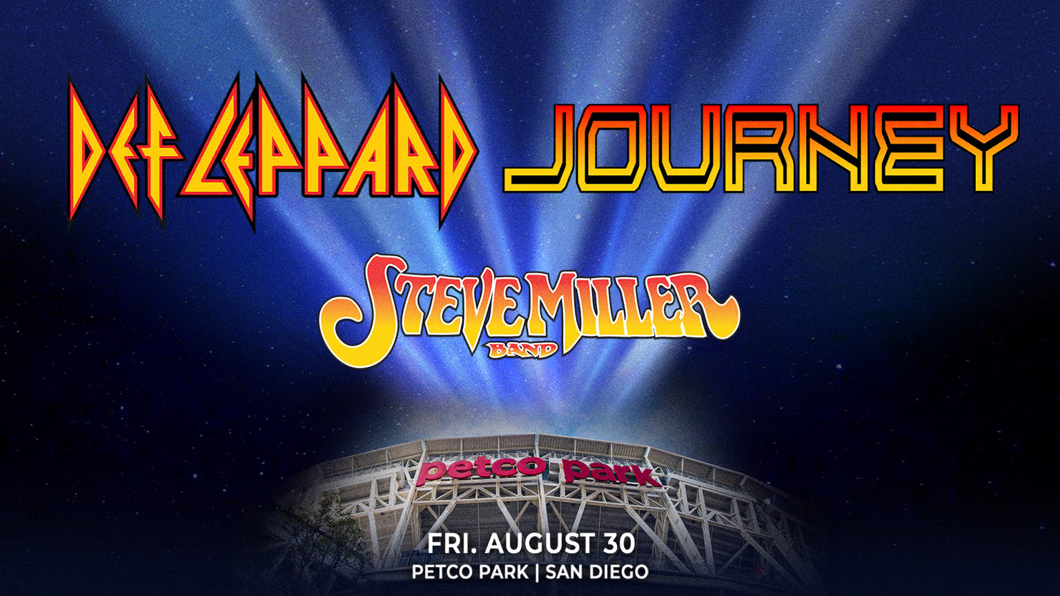 Def Leppard and Journey San Diego Padres