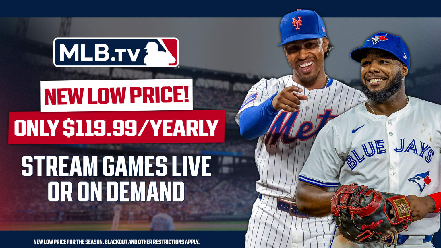 MLB.TV has a new low price for the rest of the year