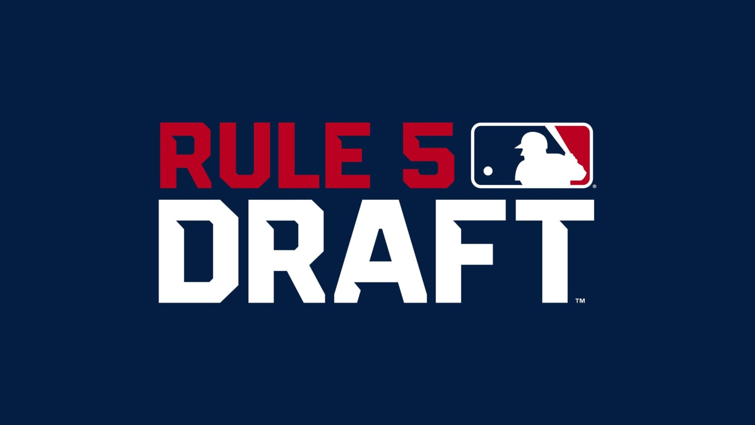 The Rule 5 Draft is this afternoon at the Winter Meetings