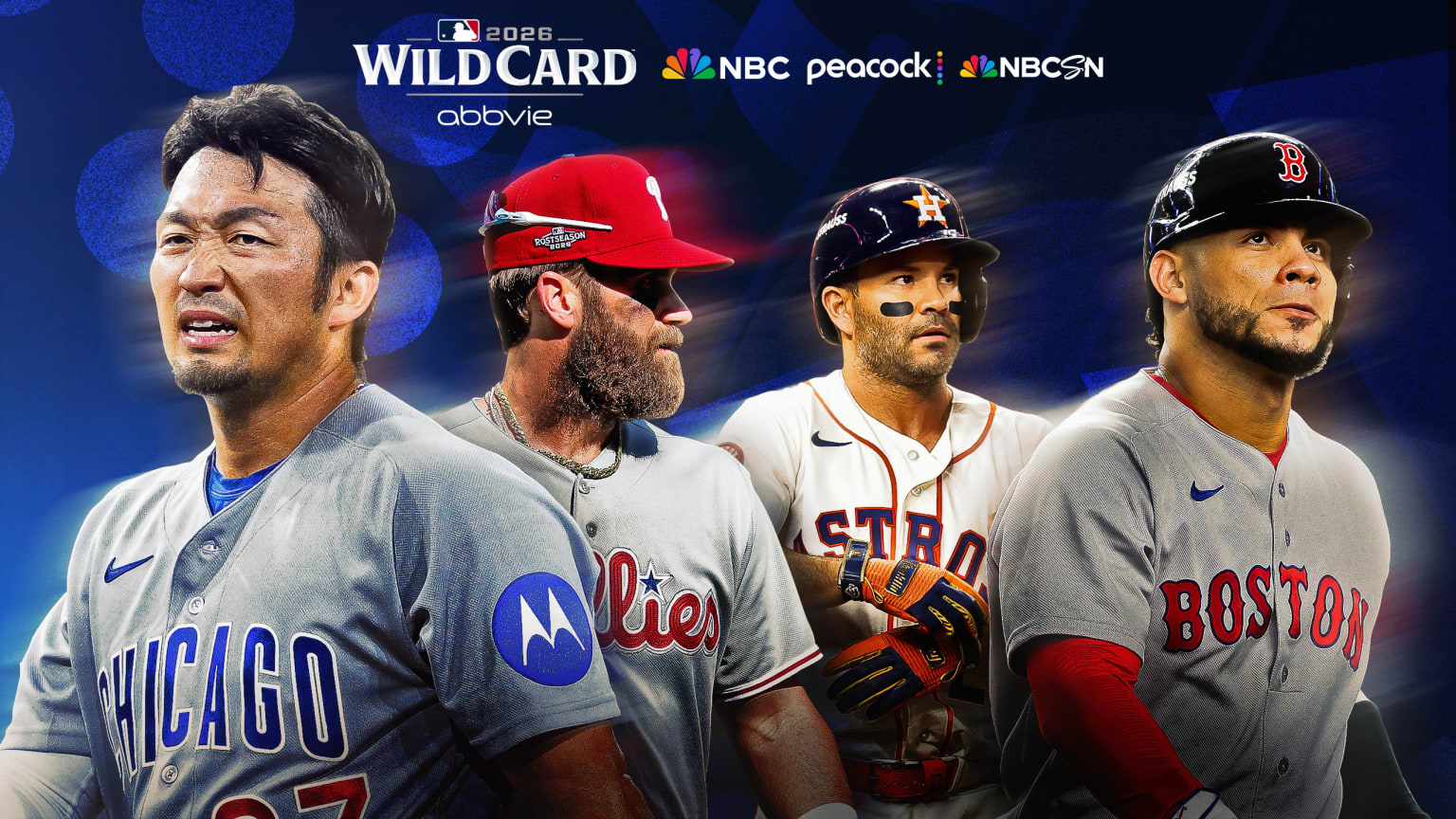 Seiya Suzuki, Bryce Harper, Jose Altuve and Willson Contreras