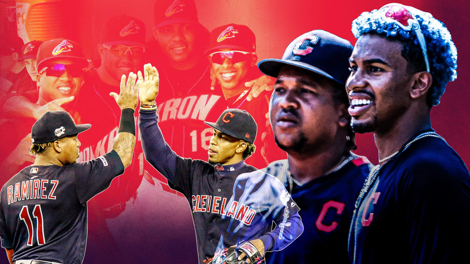 José Ramírez and Francisco Lindor pushed one another all the way from Class A to the Major Leagues