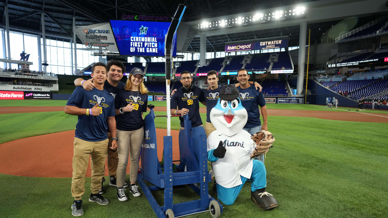 Active Adults Marlins Baseball Field Trip